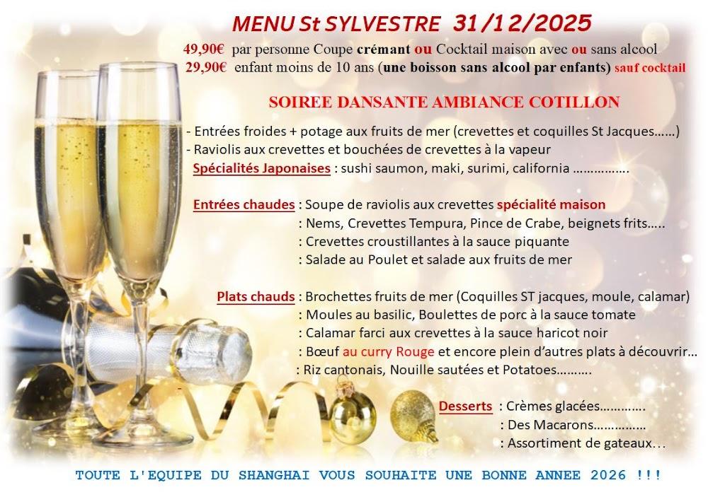 Restaurant Shanghai - Menu Image 1